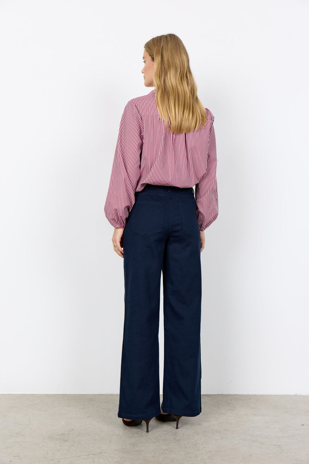 Soya Concept SC-BESS 2-B Pants Navy-Soya Concept-White finn