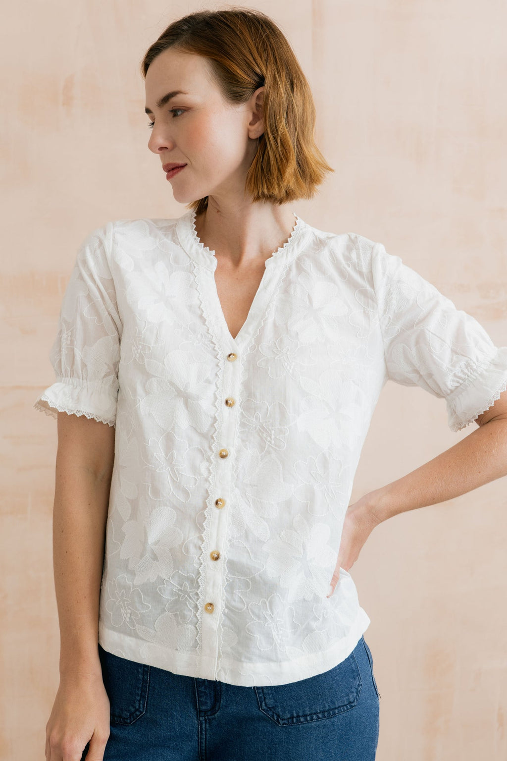 Lily and Me Pintail Blouse Big Bloom