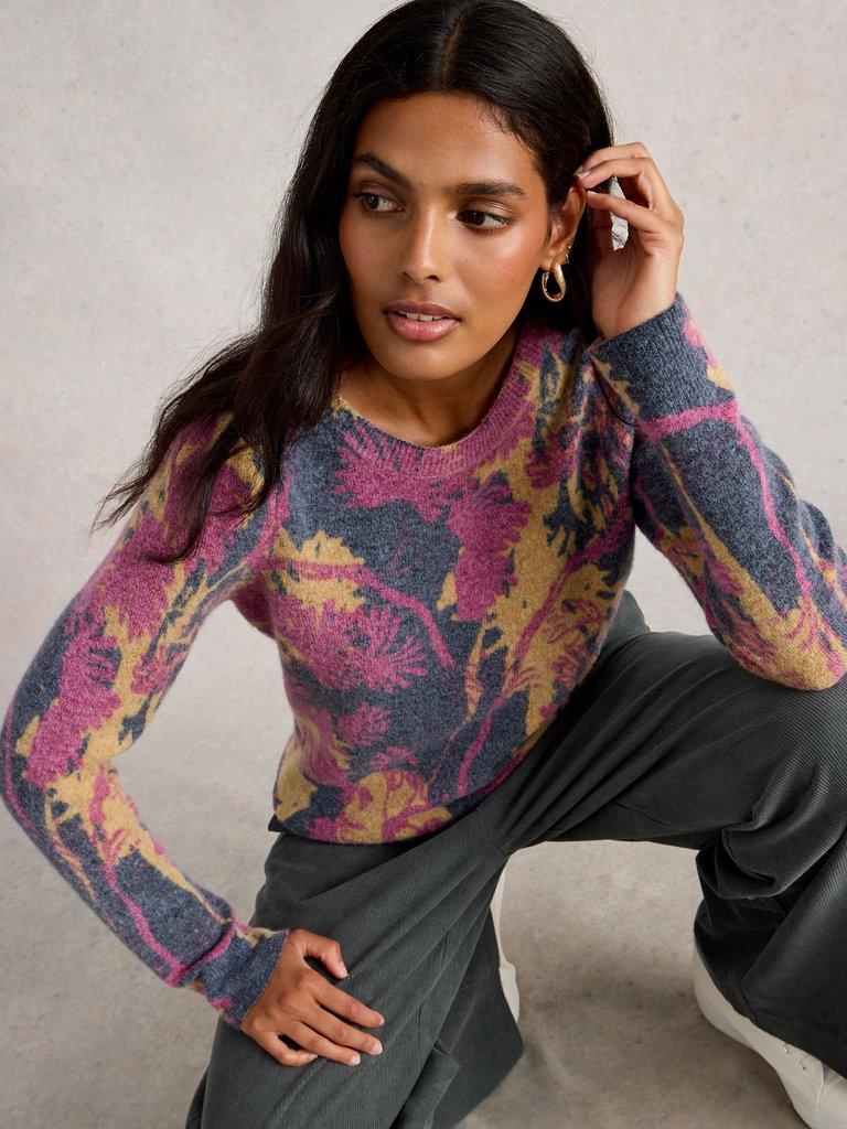 White Stuff Jodie Printed Jumper