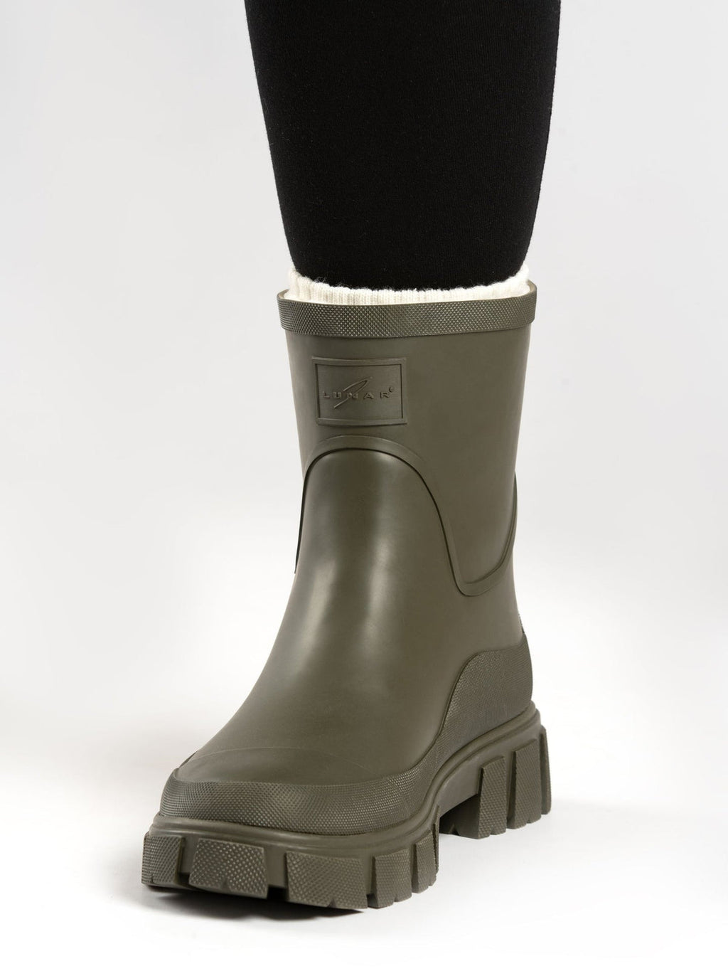 Lunar River Olive Ankle Wellington