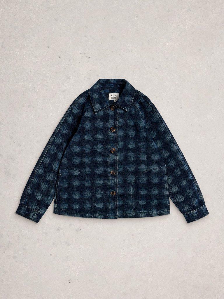 White Stuff Eden Denim Jacquard Jacket-White Stuff-White finn