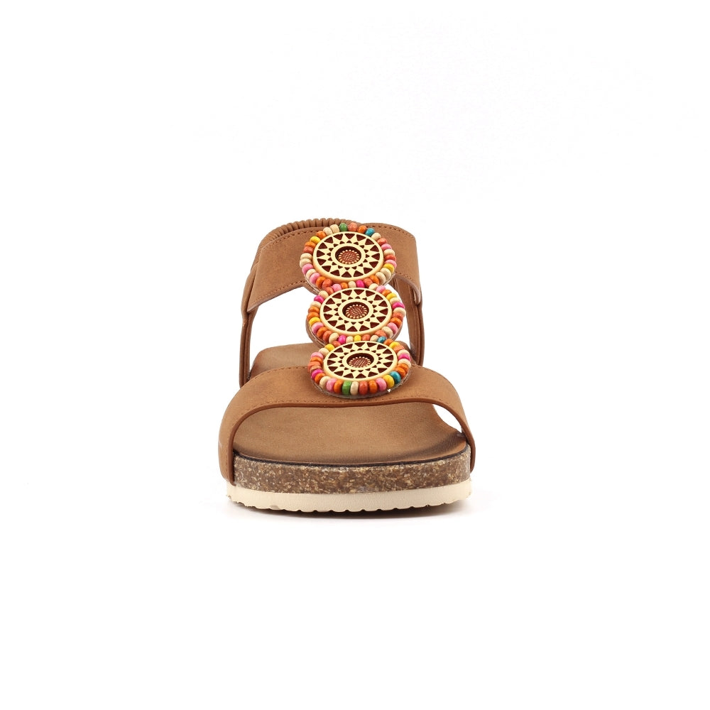 Lunar Candice Tan Sandal-Lunar-White finn