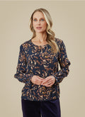 ZAHERA TOP FREIDA PRINT-Shirts & Tops-White finn
