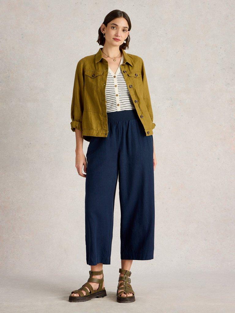 White Stuff Shelly Linen Blend Culotte
