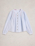 White Stuff Sammy Smock Top-White Stuff-White finn