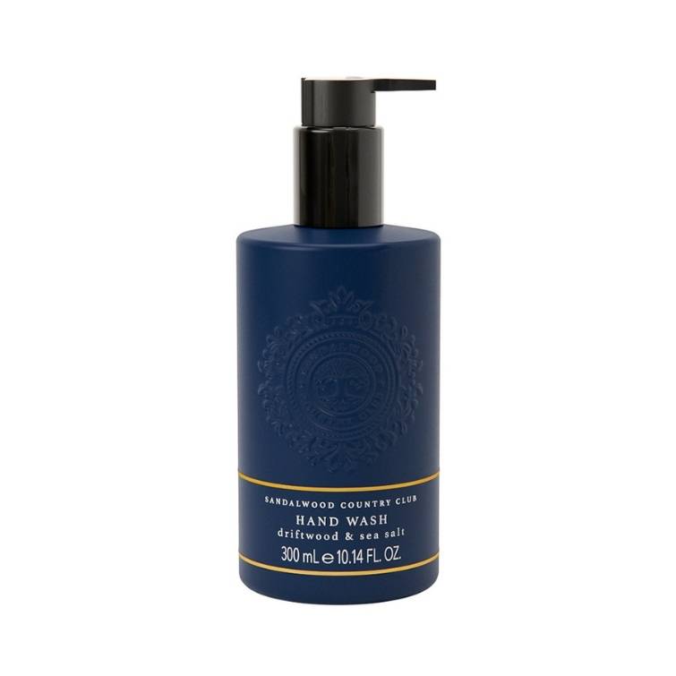 Sandalwood Country Club Driftwood and Sea Salt Hand Wash 300ml-Somerset Toiletries-White finn