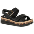 Rieker Chunky Sandal V7951-24-Footwear-37-Black-