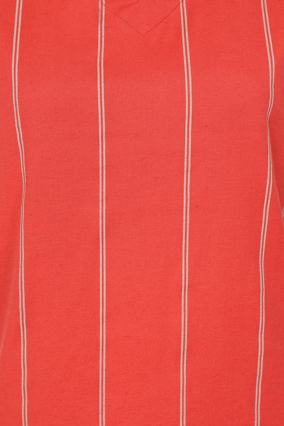 Alice Collins Rose Striped V-Neck Sleeveless Top-Top-White finn