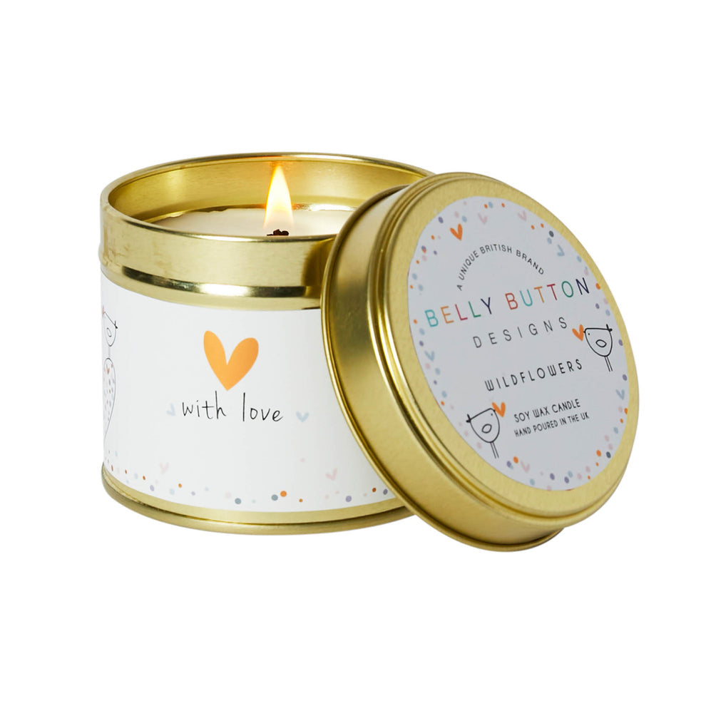 Belly Button Designs Soy Wax Candle-Gifts-White finn