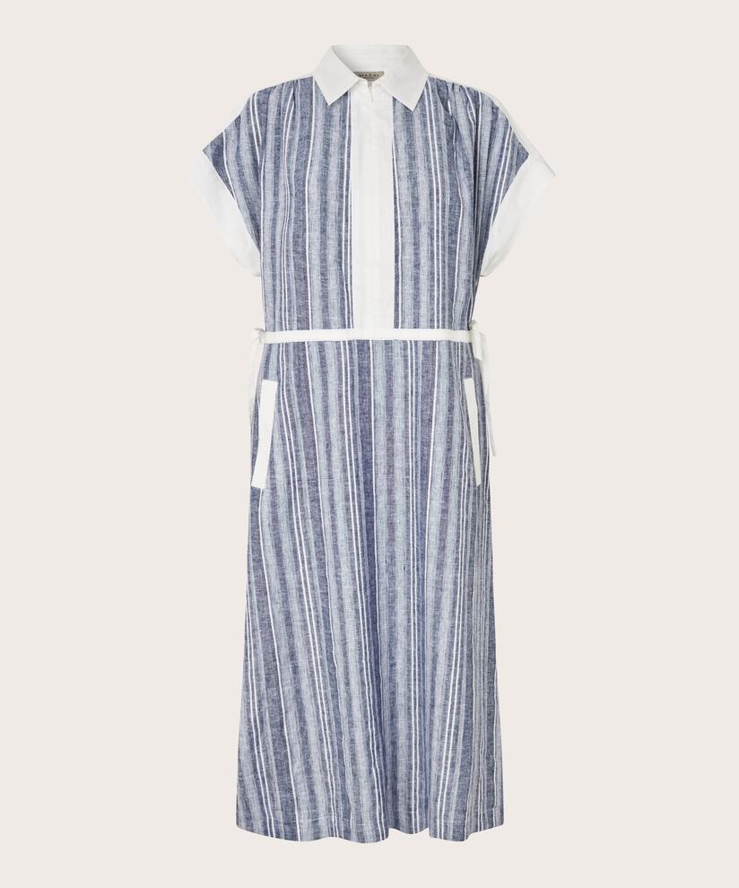 Masai Omarya Dress-Dress-XS-Blue Stripe-