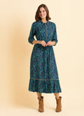Brakeburn Skye Navy Dress-Dress-White finn