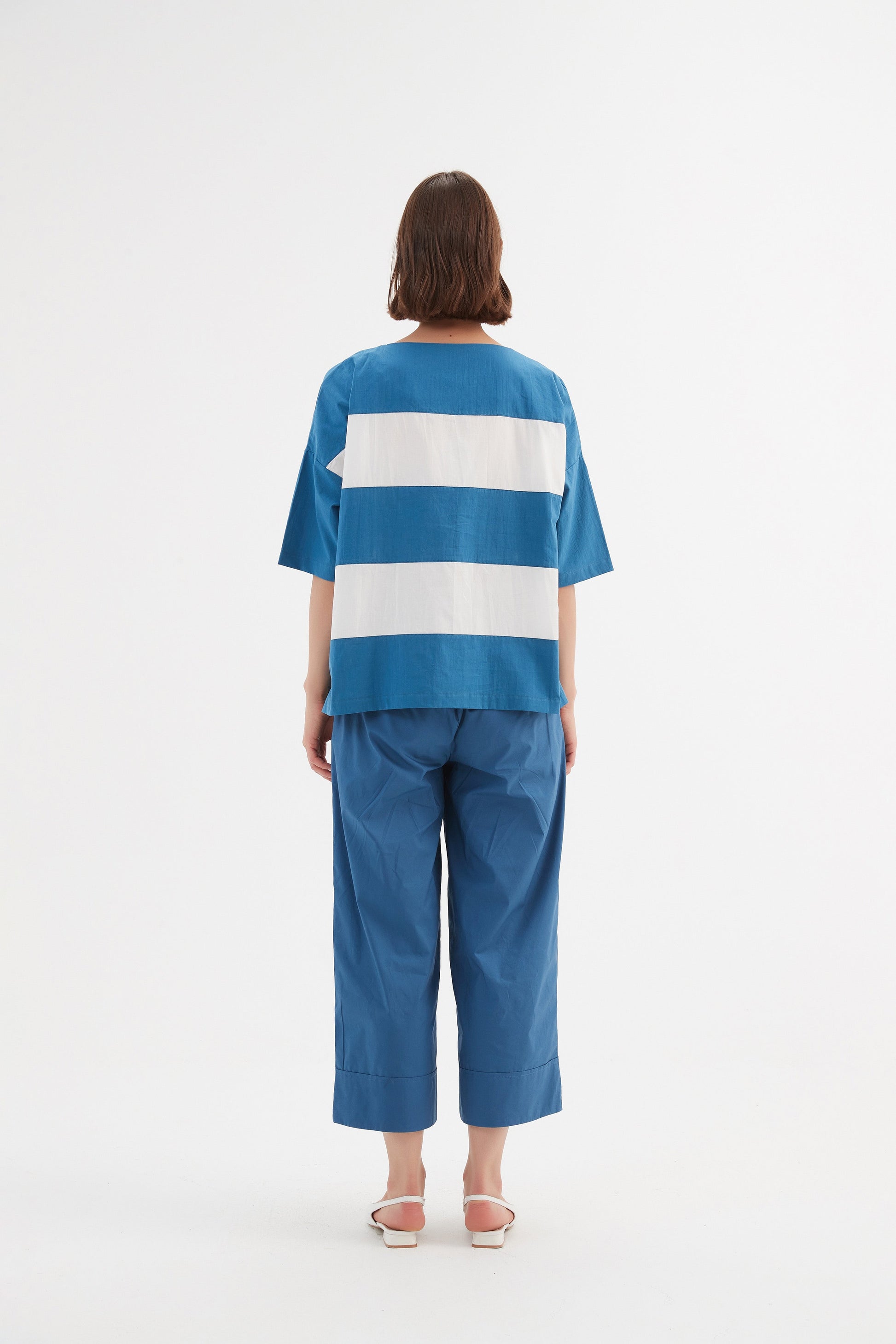 Tirelli Boxy Stripe Top