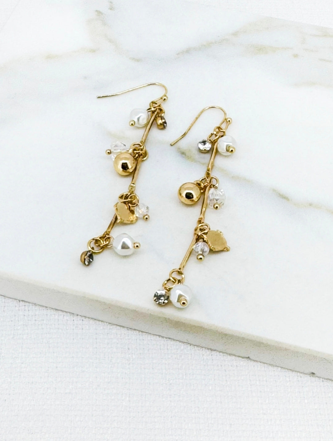 Envy Earrings Drop 4845-Envy-White finn