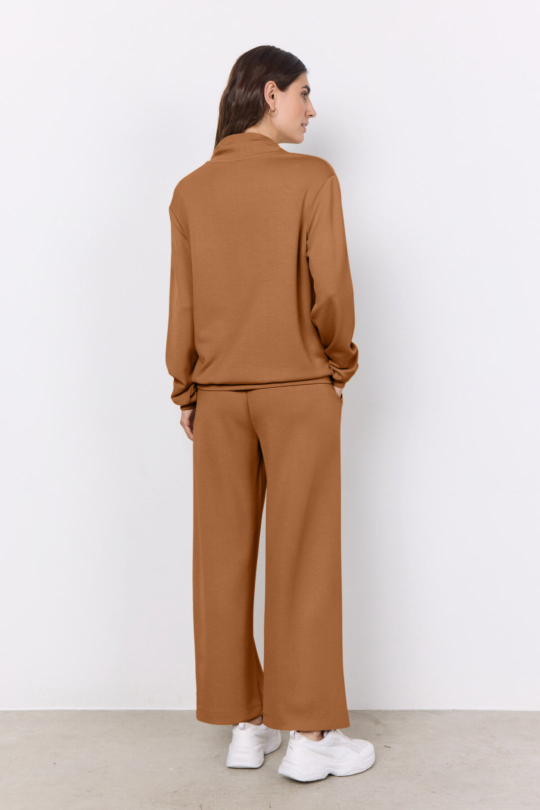 Soya Concept Banu 33 Pants Brown-Trousers-White finn