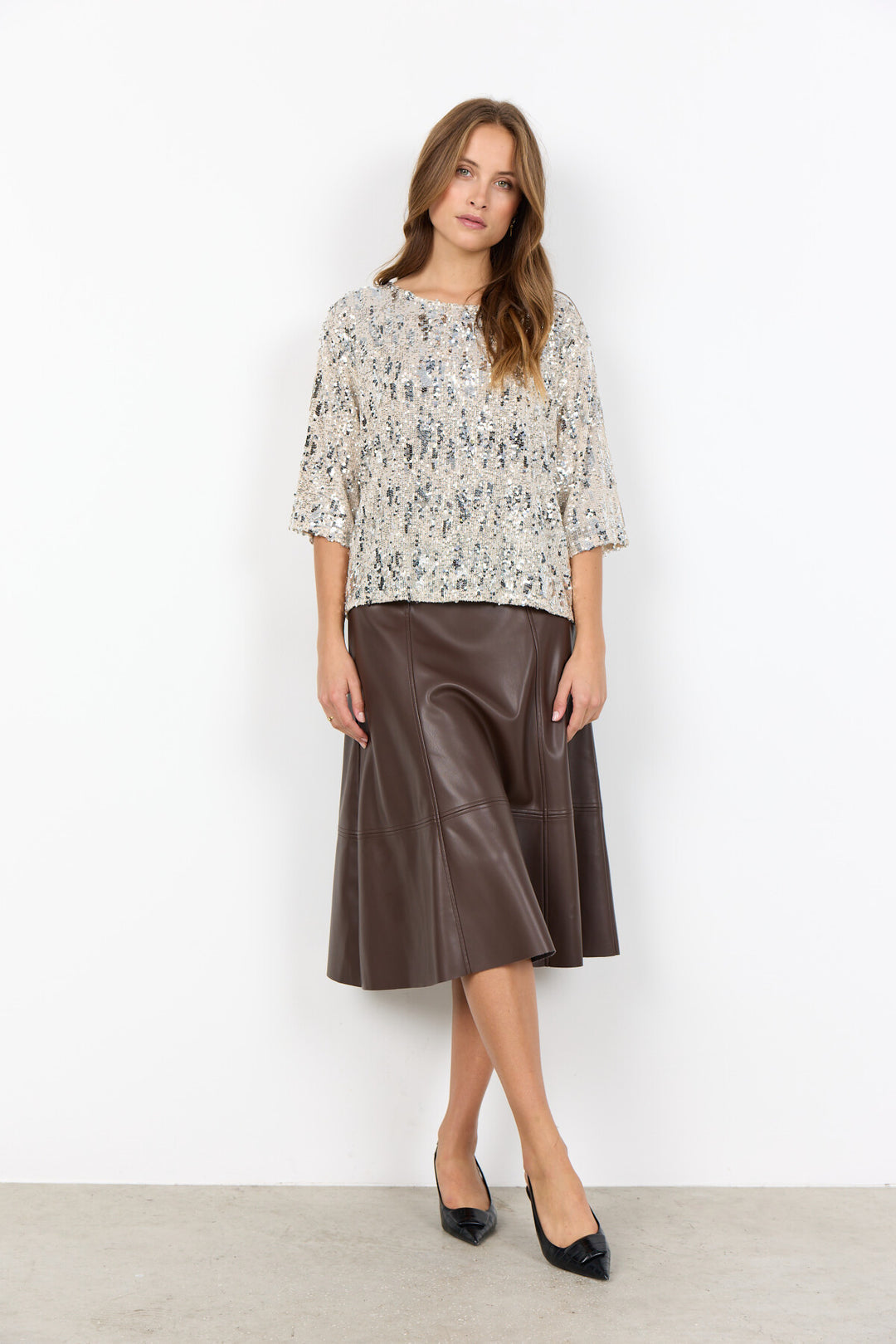 Soya Concept Angel 1 Top-Shirts & Tops-White finn