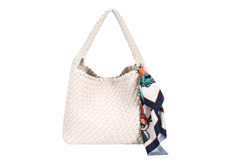 David Jones CM8274 Shoulder Bag-David Jones-White finn
