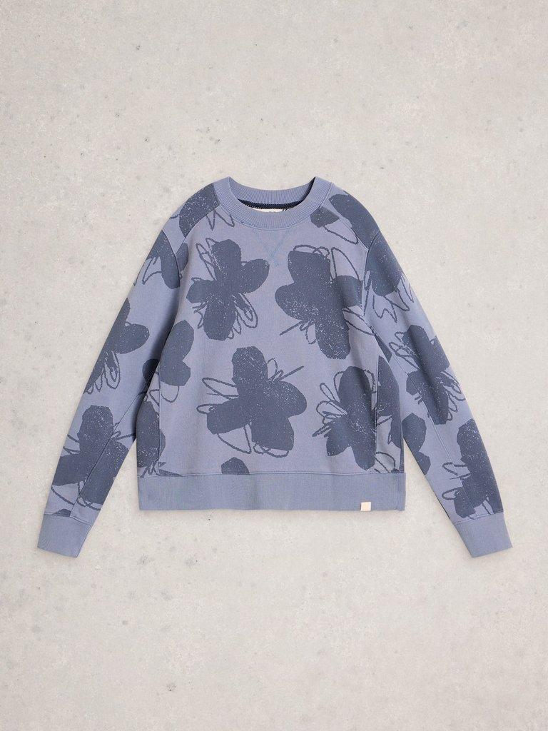 White Stuff DAYDREAMER PRINTED SWEAT-White Stuff-White finn
