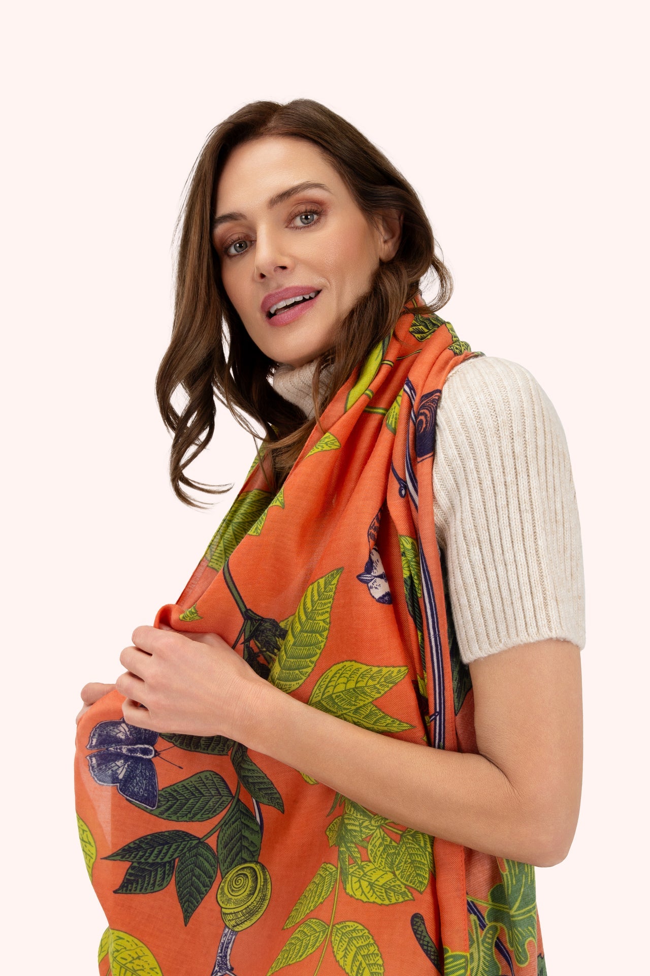 Powder Print Scarf - Amongst The Trees