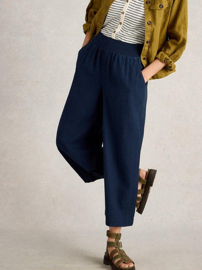 White Stuff Shelly Linen Blend Culotte