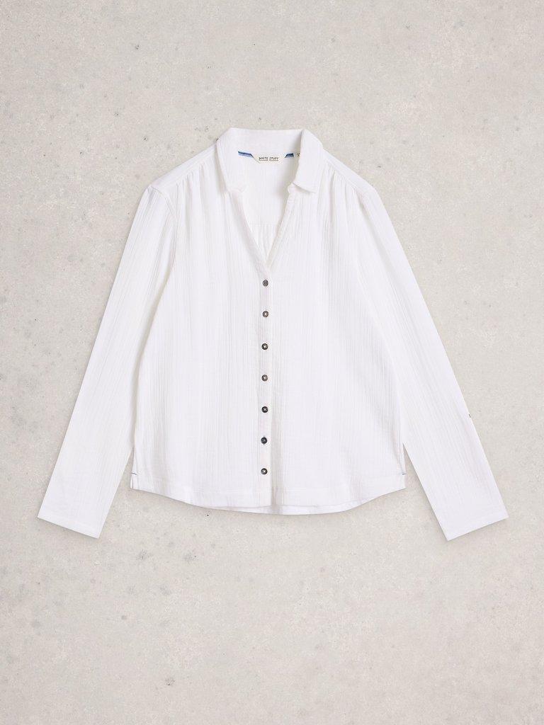 White Stuff Annie Double Cloth in Brilliant White