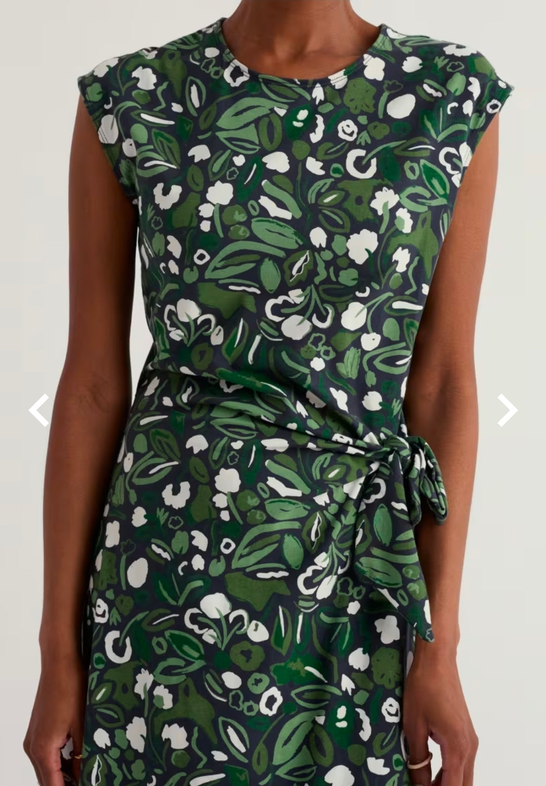 Seasalt Fettling Jersey Tie Detail Midi Dress