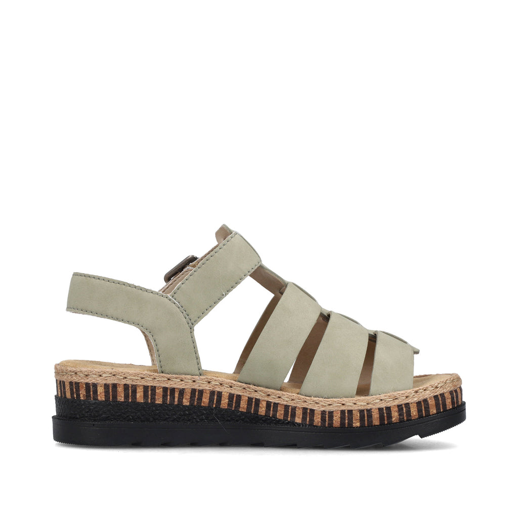 Rieker Black Sandal V7904-Rieker-White finn