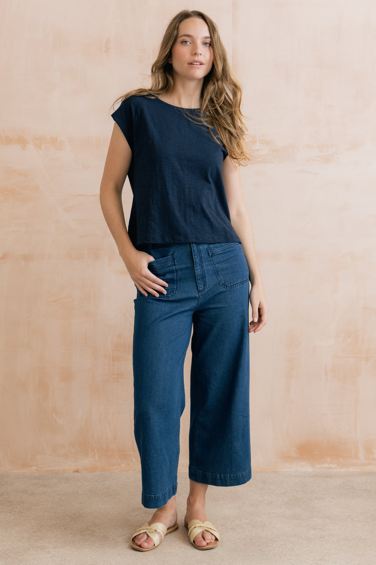 Lily and Me Tidal Organic Cotton T-Shirt White-Lily and Me-White finn