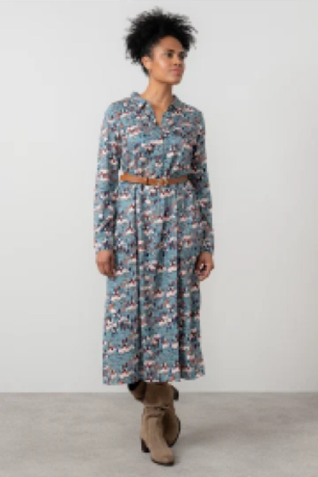 Lily and Me Seasons Dress Clover-White finn