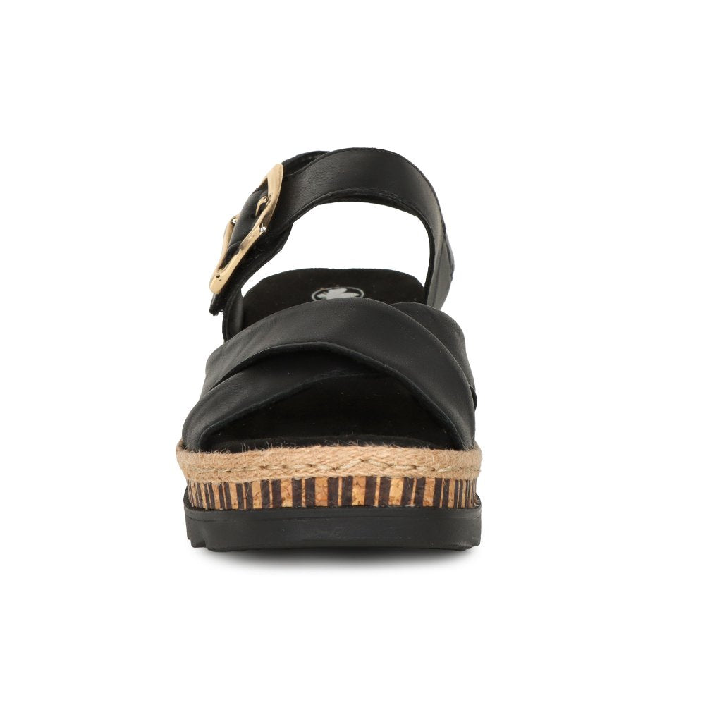 Rieker Chunky Sandal V7951-24-Footwear-37-Black-