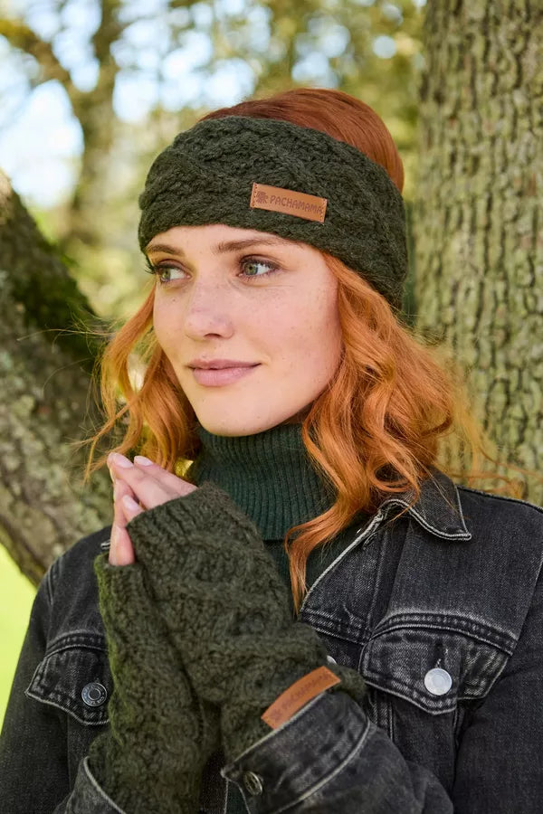 Pachamama Enniskerry Headband (Merino) Forest