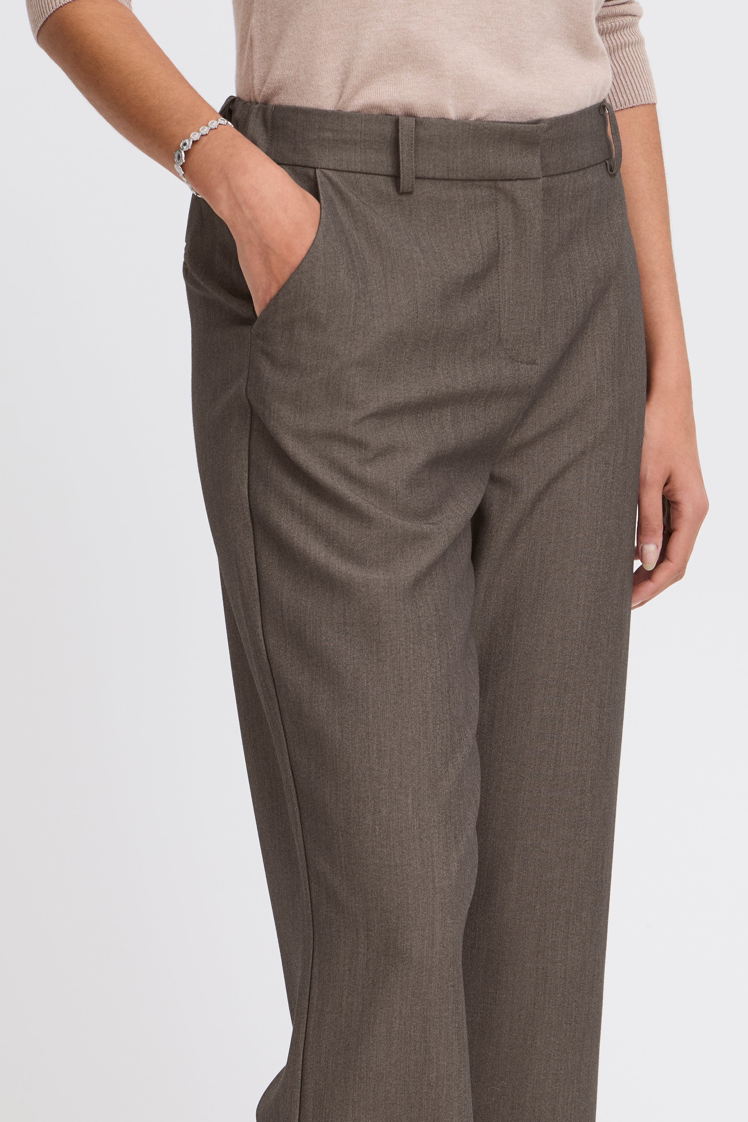 B young Bydanta Trouser-Trouser-White finn