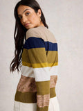 White Stuff Katie Stripe Jumper-Jumper-White finn