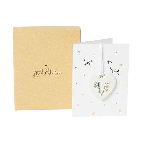 Belly Button Boxed Hanging Decoration Card.-Gift card-White finn