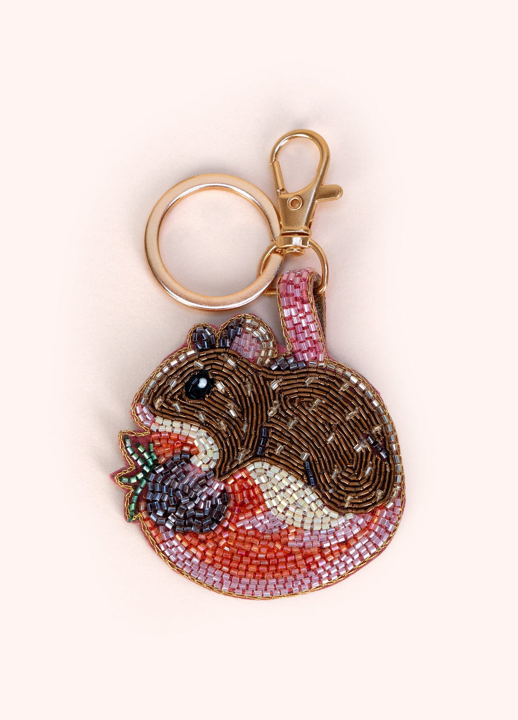 Powder Beaded Keychain