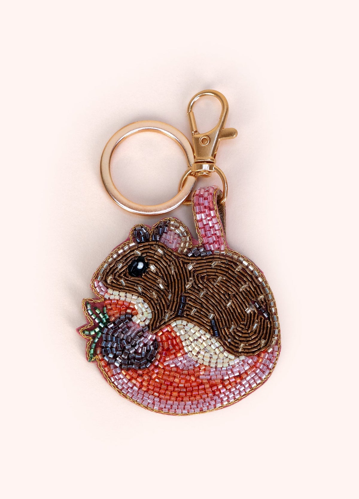 Powder Beaded Keychain