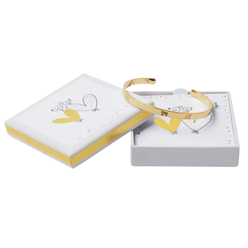 Belly Button Designs Gift Boxed Bangle-White finn