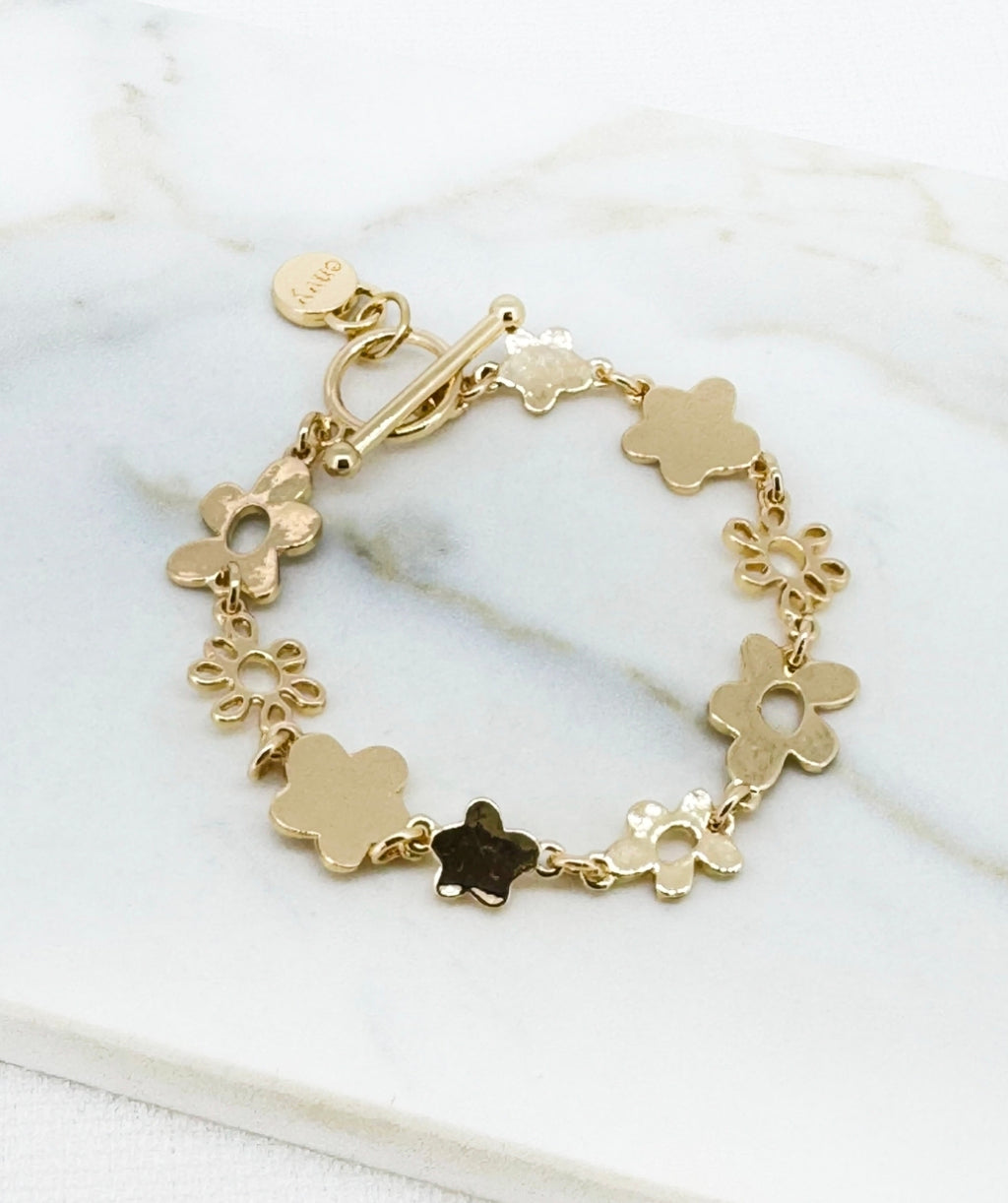 Envy Flower Bracelet 4907-Envy-White finn