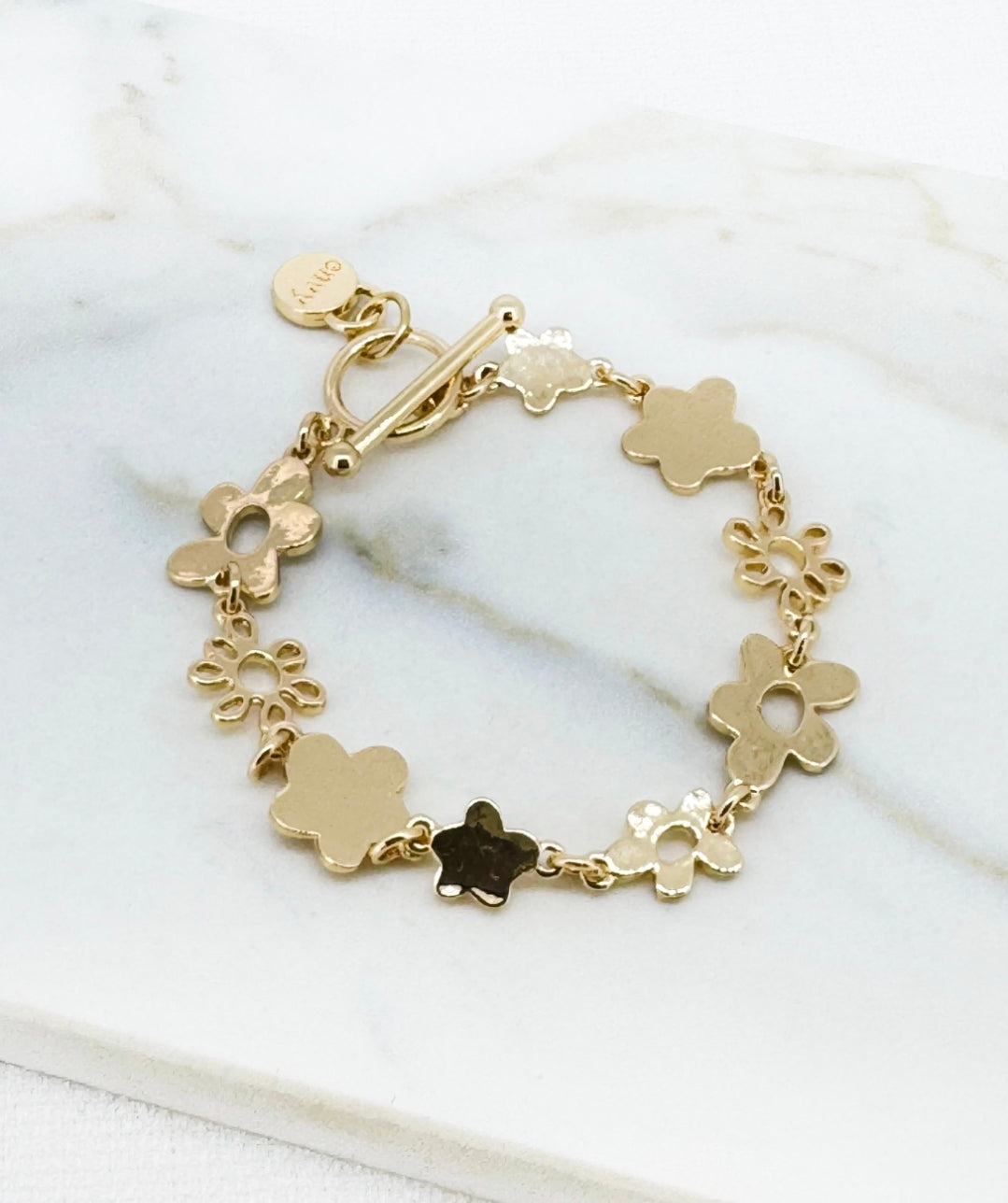 Envy Flower Bracelet 4907-Envy-White finn