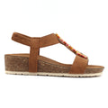 Lunar Candice Tan Sandal-Lunar-White finn
