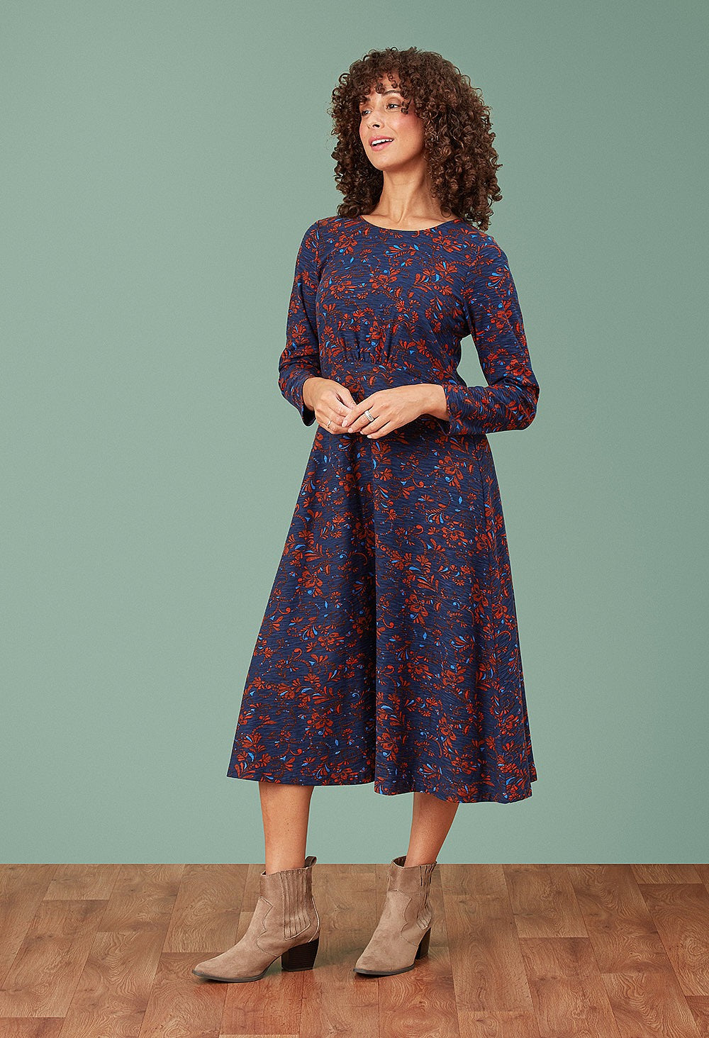 Adini Deco Floral Laleh Dress - Multi