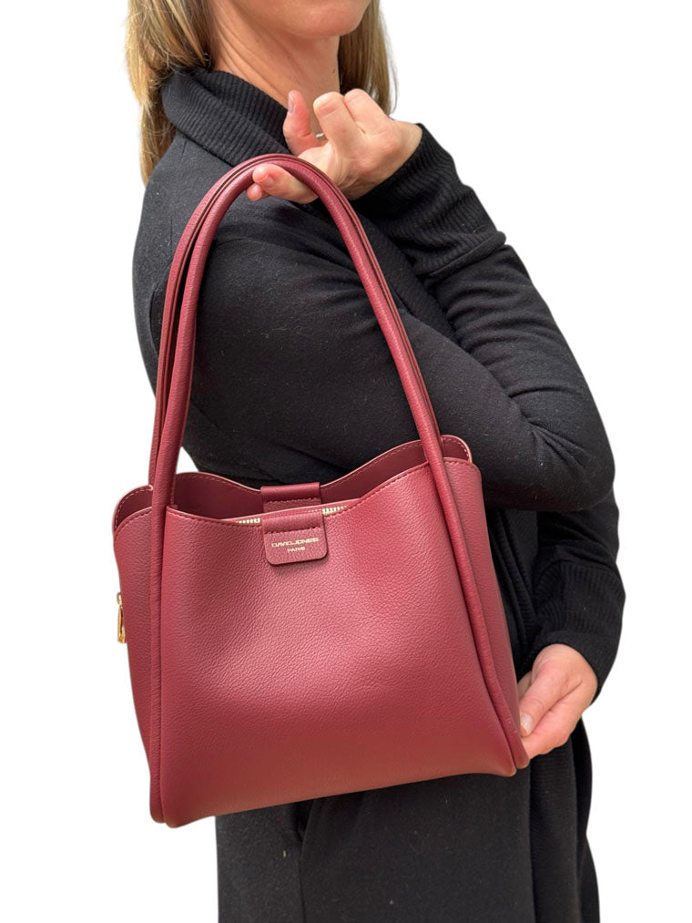 David Jones Shoulder Bag CM7425-Bag-White finn