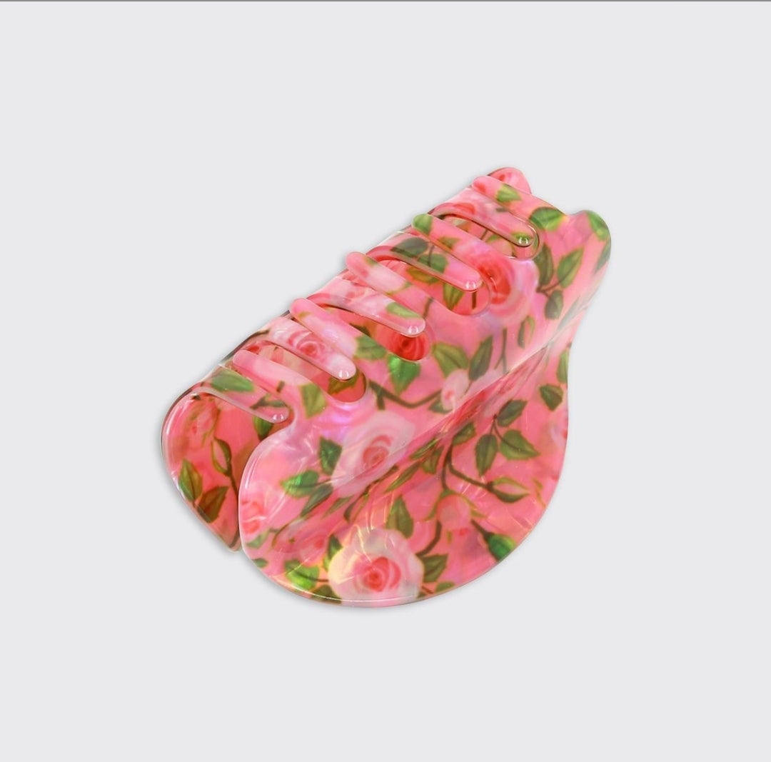 Rosie Lustre Chunky Claw Clip-Hairclip-White finn