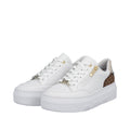 Rieker White Contrast Trainer M1900-Rieker-White finn