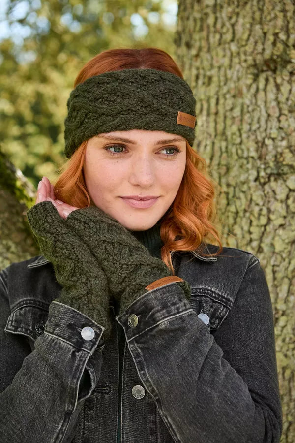 Pachamama Enniskerry Headband (Merino) Forest