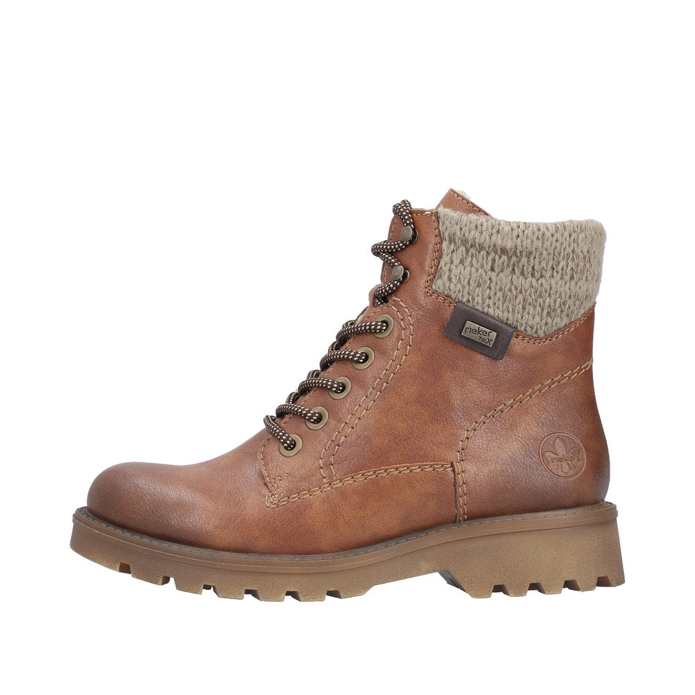 Rieker Tan Ankle Boot 73220