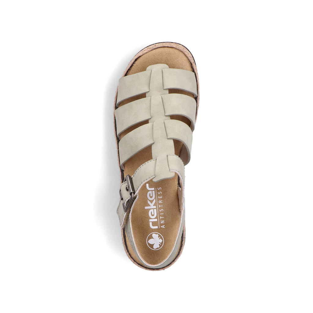 Rieker Black Sandal V7904-Rieker-White finn
