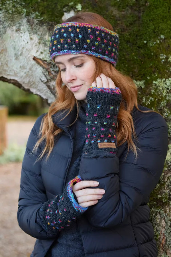 Pachamama Mosaic Headband-Headband-White finn