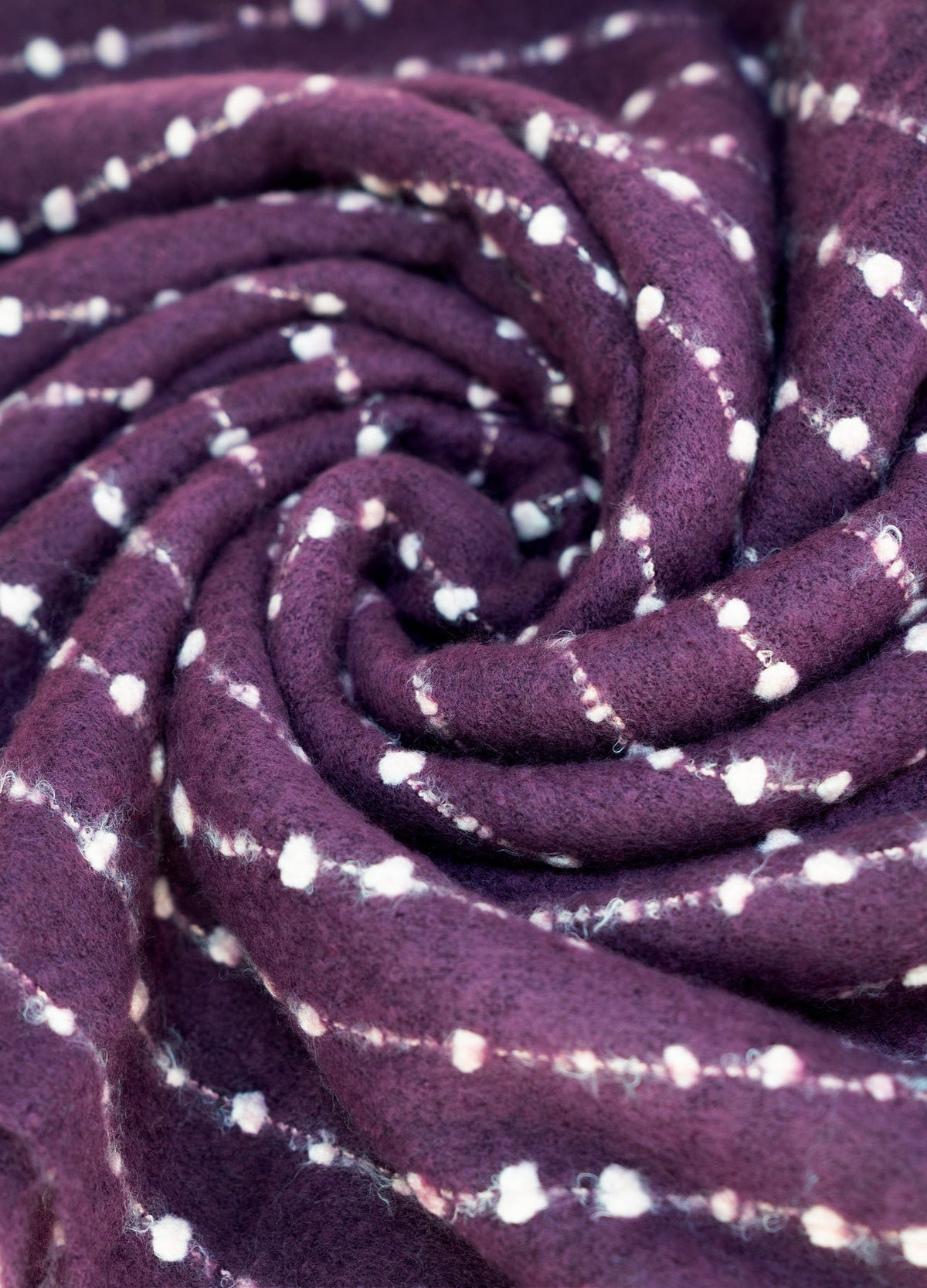 Powder Dakota Cosy Scarf, Damson