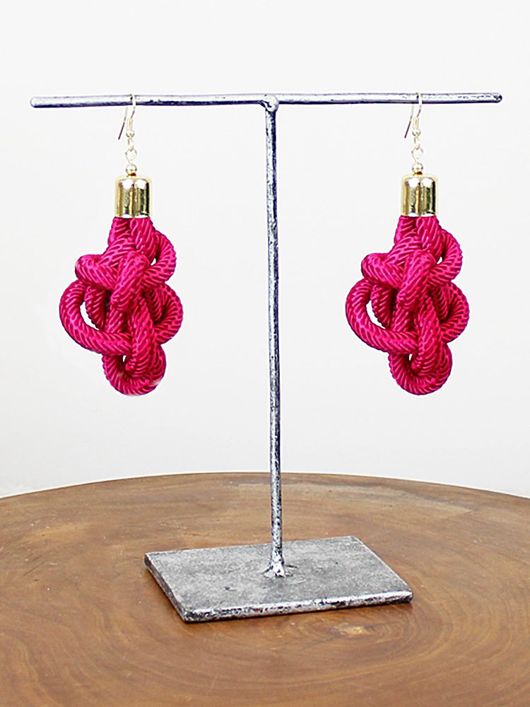 Knotted Cord Earrings AR6604