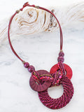 STATEMENT RING NECKLACE UJ6608